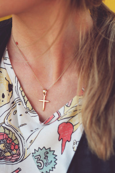 "Cross My Heart" Necklace